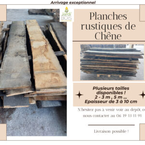 Planche de chêne rustique